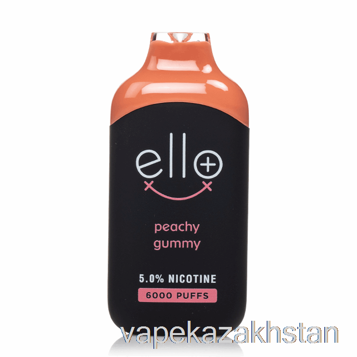 Vape Disposable BLVK ELLO Plus 6000 Disposable Peachy Gummy Ice